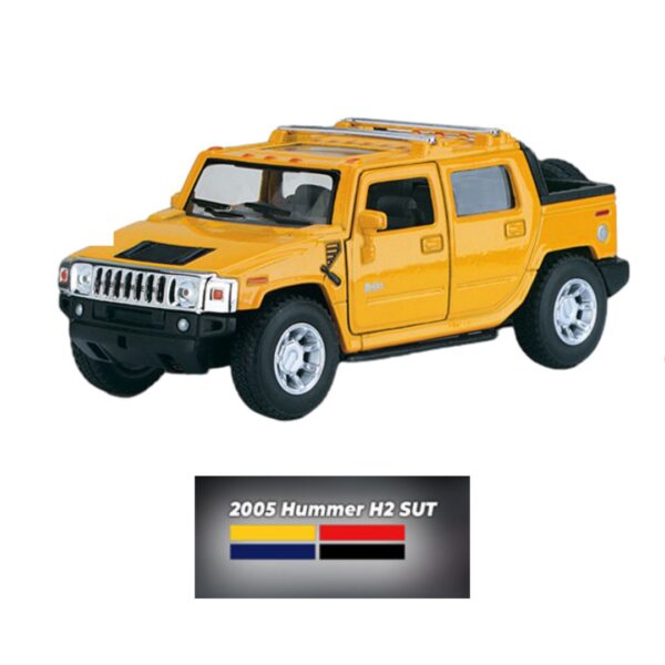 1:43 Black 2005 Hummer H2 SUT City Car 660 3979 0