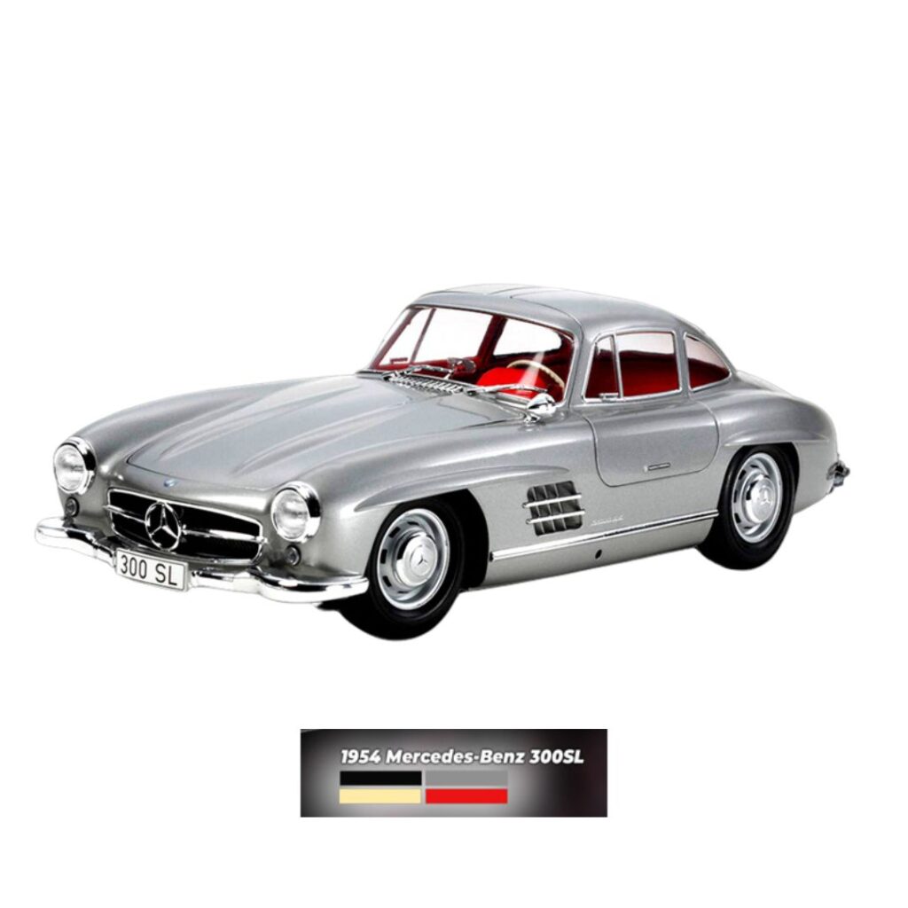Image of 1:43 1954 Mercedes-Benz 300SL Luxury Car – Black