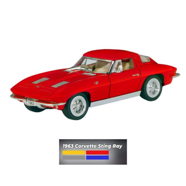 1:43 Grey 1963 Corvette Sting Ray City Car 660 4006 0