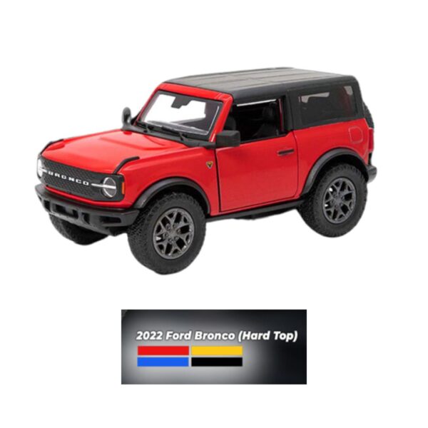 1:34 Red 2022 Ford Bronco (Hard Top) - Off-Road 660 4046 0