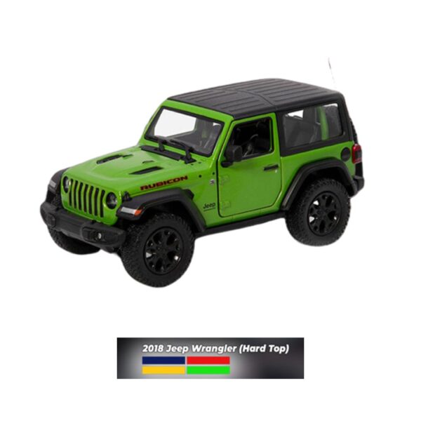 1:34 Navy 2018 Jeep Wrangler (Hard Top) - Off-Road 660 4050 0