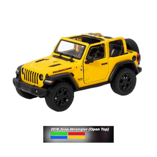 1:34 Green 2018 Jeep Wrangler (Open Top) - Off-Road 660 4054 0