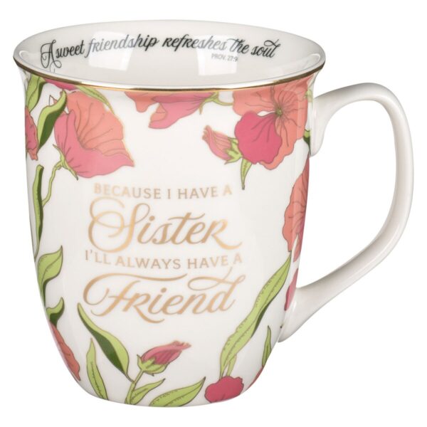 Mug Pink Sister, Always a Friend Prov. 27:9 125 1605 0