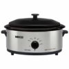 Roaster Oven Nesco 6 qt Oval Stainless Steel Shell
