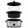 Roaster Oven Nesco 6 qt Oval Stainless Steel Shell - Image 2