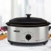 Roaster Oven Nesco 6 qt Oval Stainless Steel Shell - Image 4