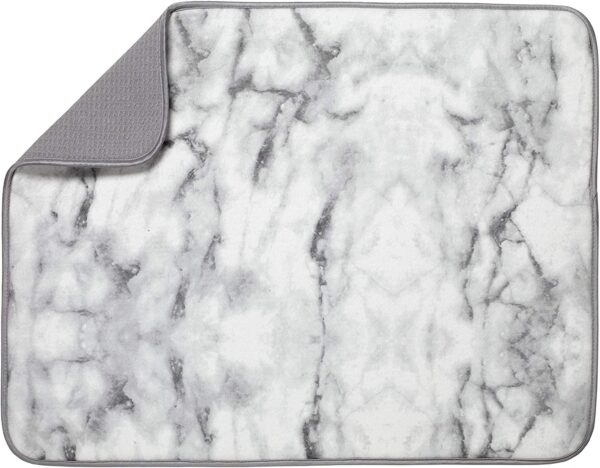 Microfiber Dish Drying Mat - L Marble - 16"x18" 352 0782 0