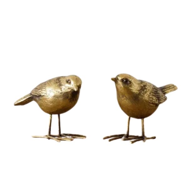 Figurines - Brass Birds (Pk/02 Ast) 460 1449 0