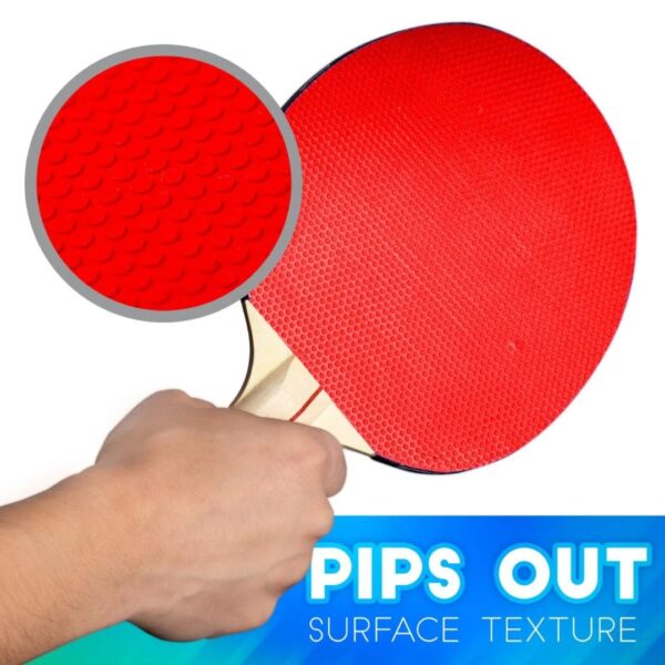 Classic 4 Player Table Tennis Racket Set - Image 3