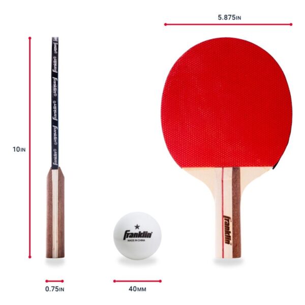 Classic 4 Player Table Tennis Racket Set - Image 4