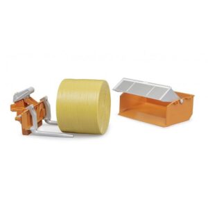 Image of Tractor Loading Box w/ Forks & 1 Round Bale – ETA Aug 2025