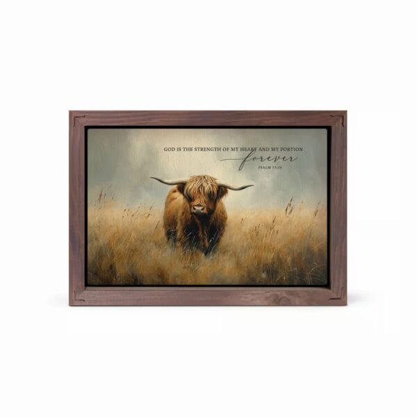 Framed Art - God Is The Strength - 5"x7" 128 2516 0