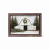 Framed Art - White Barn - 5"x7"