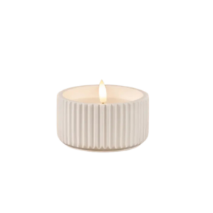 Image of 2.25″ Ribbed Cement Candle