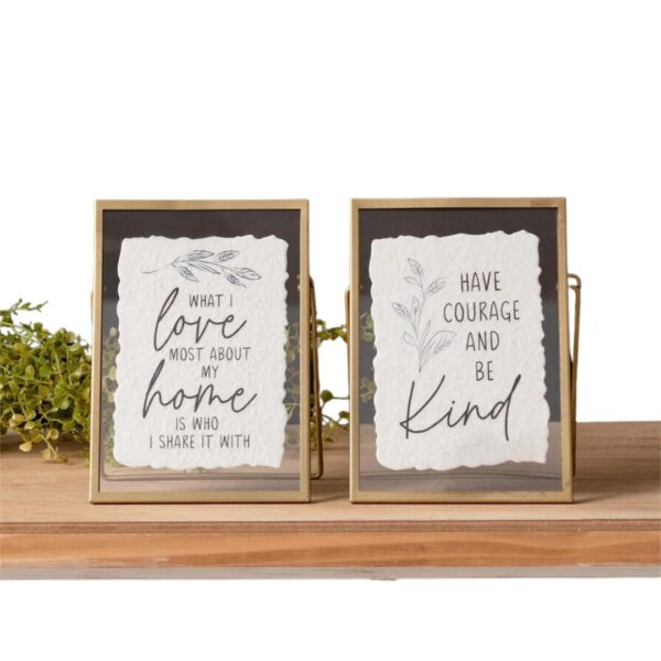 Gold Frames - Be Kind and Love My Home 460 1474 0