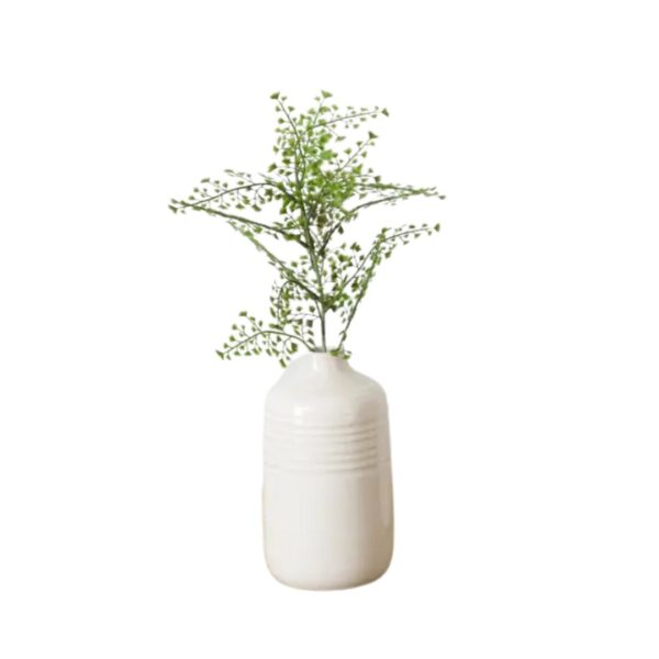 Cream Crackled Vase, Sm 460 1478 0