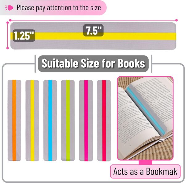Mr Pen - Guided Reading Strips (Pack 18) - Bright Colors - Dyslexia Reading Stri - Image 3