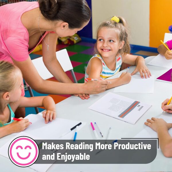 Mr Pen - Guided Reading Strips (Pack 18) - Bright Colors - Dyslexia Reading Stri - Image 7