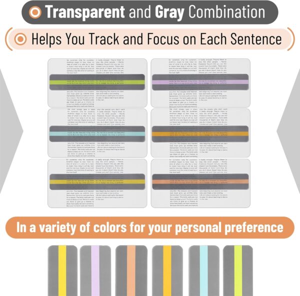 Mr. Pen- Guided Reading Strips (18 Pack) - Pastel - Dyslexia Reading Strips - Image 4