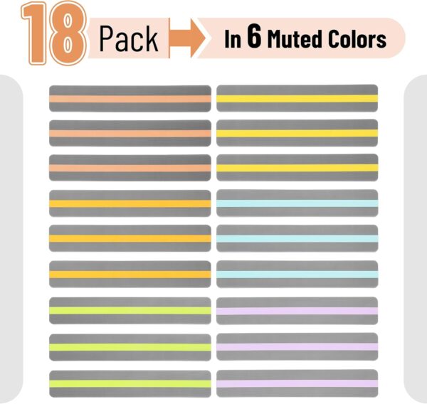 Mr. Pen- Guided Reading Strips (18 Pack) - Yellow - Dyslexia Reading Strips - Image 2