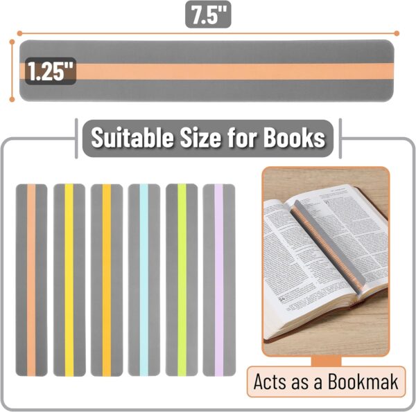 Mr. Pen- Guided Reading Strips (18 Pack) - Yellow - Dyslexia Reading Strips - Image 3