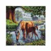 Crystal Art Mounted Kit (Med): Fell Ponies - Image 2