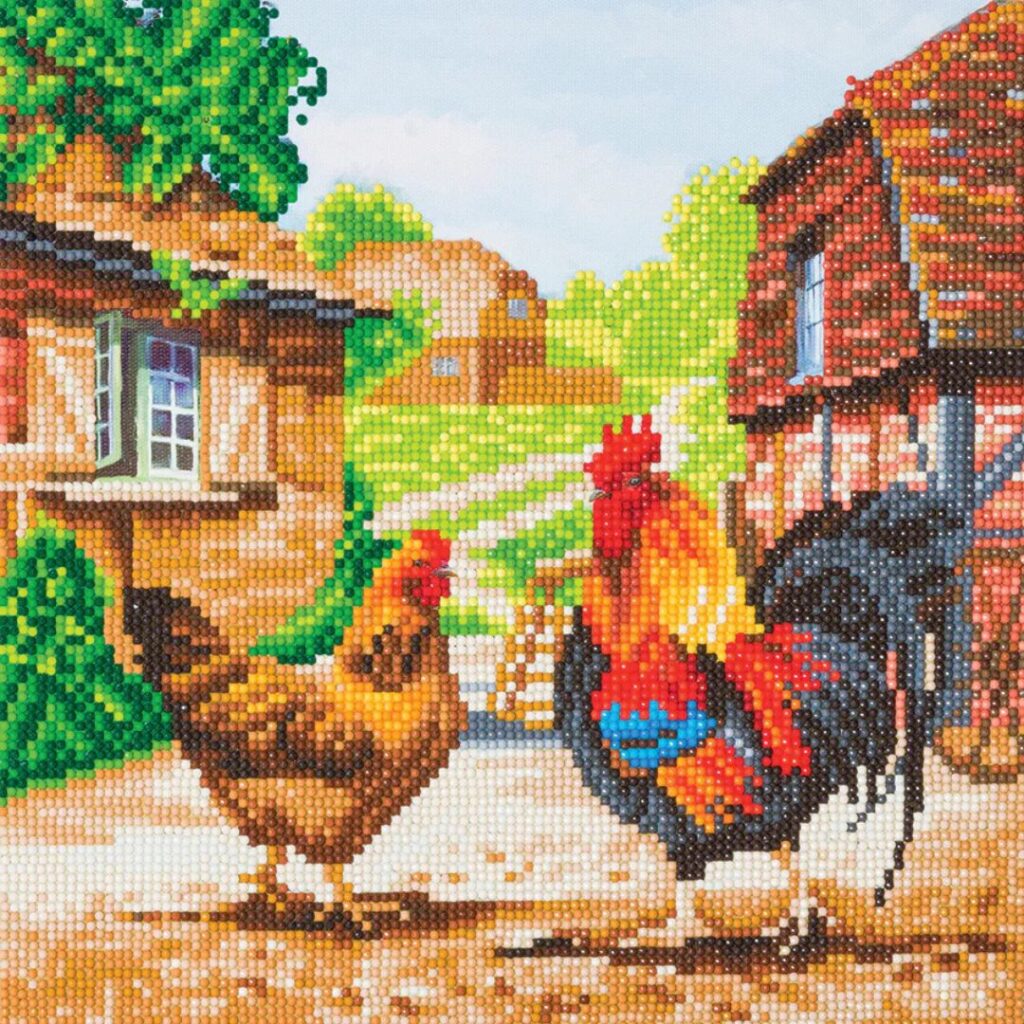 Image of Crystal Art Mounted Kit (Med): Farm