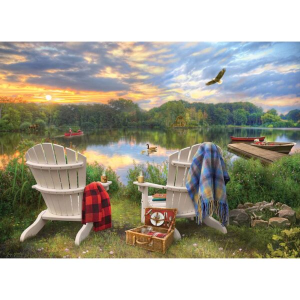 1000 Pc Puzzle - Lakeshore - Image 2
