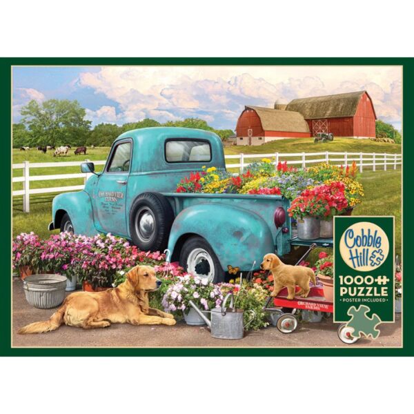 1000 Pc Puzzle - Flower Truck - Image 3