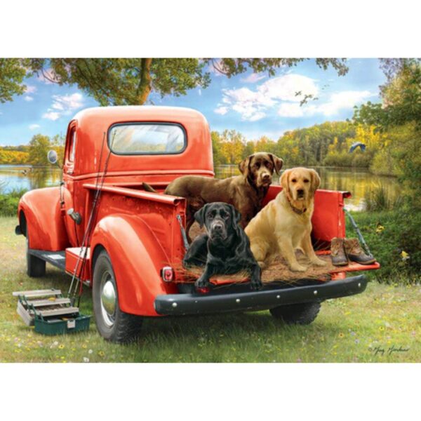 1000 Pc Puzzle - Fishing Friends - Image 2