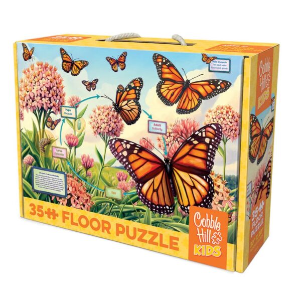 35 Pc Floor Puzzle - Life Cycle of a Monarch