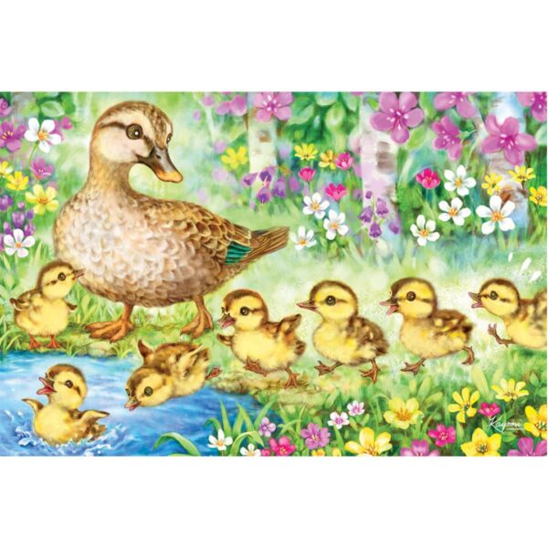 35 Pc Floor Puzzle - Ducklings - Image 2