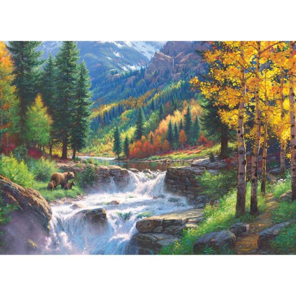 500 Pc Puzzle - Bear Falls - Image 2