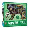 1000 Pc Bear Shaped Puzzle - Wildlife of the Woods - Image 2