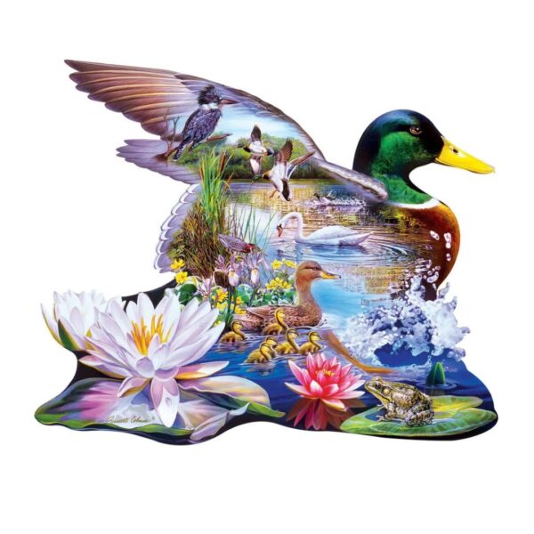 500 Pc Shaped Rooster Puzzle - The Rooster’s Song
