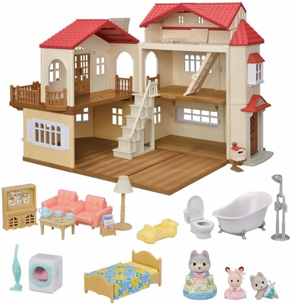 Red Roof Country Home Gift Set -Secret Attic Playroom
