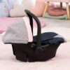 Deluxe Car Seat w/ Cannopy - Butterfly - Image 4