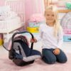 Deluxe Car Seat w/ Cannopy - Butterfly - Image 5