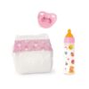Deluxe Set - Milk Bottle, Pacifier & Diaper