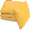 Corntoss Bean Bags - Set of 4 - Yellow 6"x6"