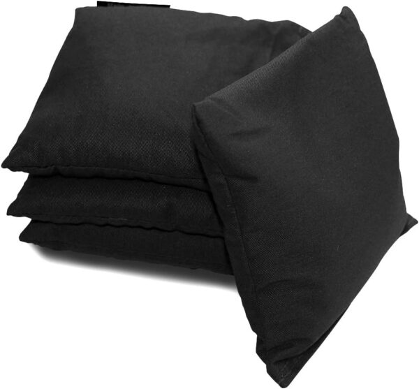 Corntoss Bean Bags - Set of 4 - Black 6"x6" 670 0259 0