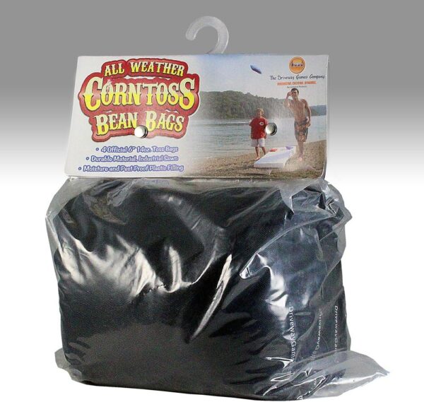 Corntoss Bean Bags - Set of 4 - Black 6"x6" 670 0259 2