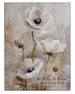 Image of Wall Plaque Be Still & Know That I 18X24