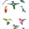 Mini Hummingbirds Stickers - Image 2