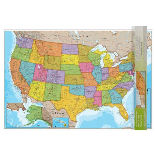 USA Wall Map 24"x36" - Image 2