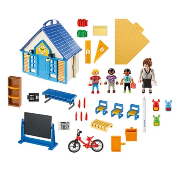 Playmobil Take Along School House Playset 68 pc - Image 3