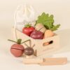 Wooden Vegetables Playset