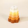 Set of 6 Silicone Stackable Flowers