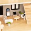 Wooden Doll House Living Room Furniture & Accessories (10 pcs) - Image 6