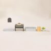Wooden Doll House Bathroom Furniture & Accessories (6 pcs) - Image 4